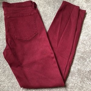 Gap skinny Jeans Jeggings red size 2 NWOT
